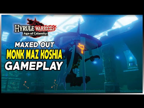 Hyrule Warriors: Age of Calamity - Monk Maz Koshia Gameplay (Full Moveset)