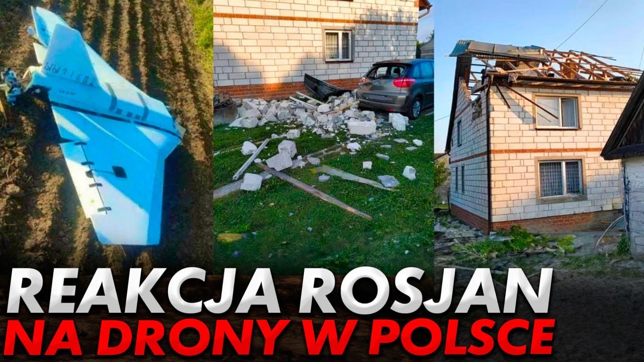 Oto, co mówią w Rosji o ataku dronów na Polskę