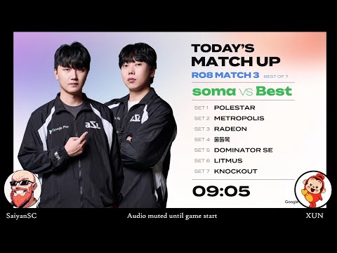 [ENG] ASL S20 Ro.8 Match 3 (Soma vs Best) - ASL English (StarCastTV English)