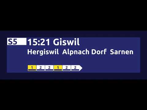 ZB Hergiswil Matt Einfahrt S5 nach Giswil
