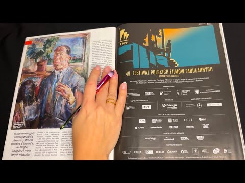 ASMR | Wyczekiwany przegląd magazynu | Szept | Delikatne żucie gumy | PL