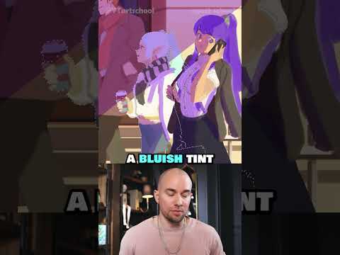 Why do we paint cast shadows BLUE? 🟦 #digitalpainting #digitalart #colortheory