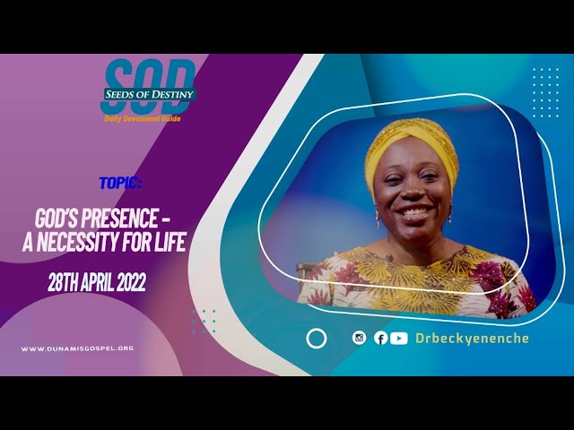SOD Today Devotional 28 April 2022 | Dr Becky Enenche