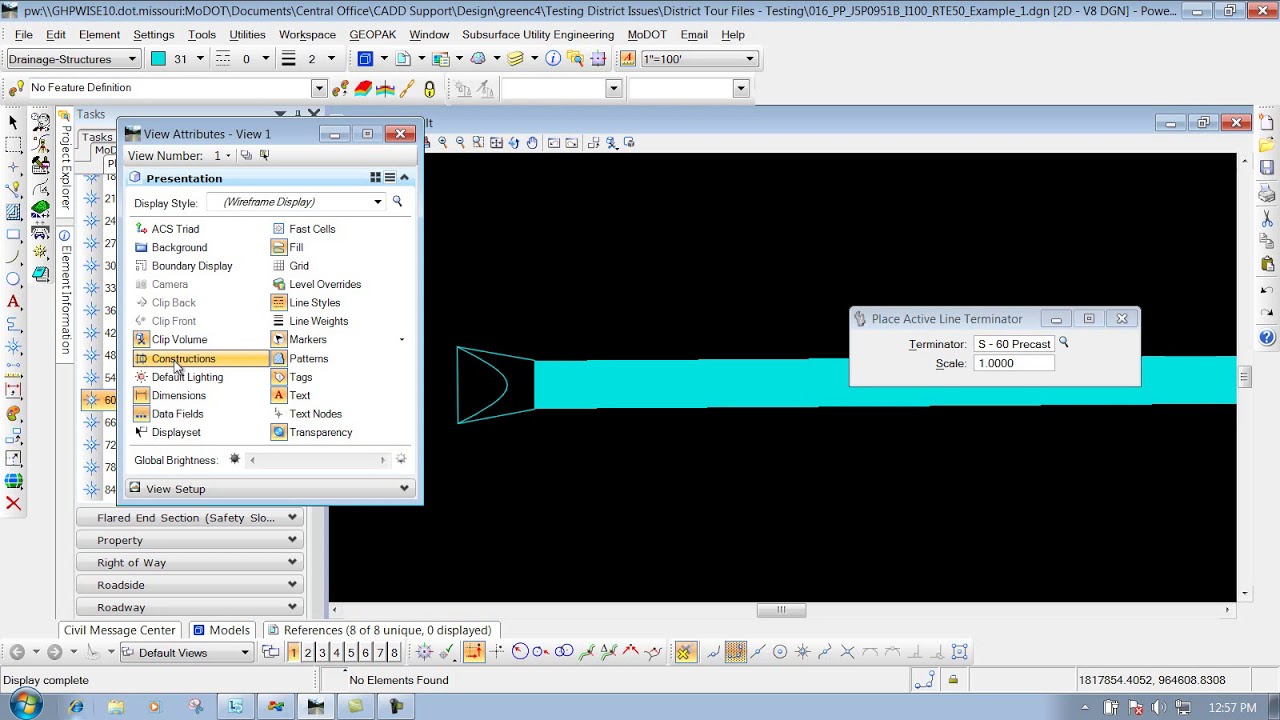 MicrostationV8I SS4 10.0 Tasks and Annotation Scale