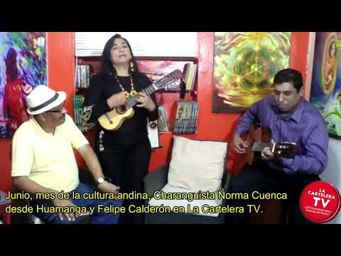 Charanguista Norma Cuenca desde Huamanga, Ayacucho en La Cartelera TV