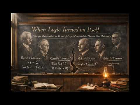 When Logic Turned On Itself, The Dream of the Perfect Proof, and The Theorem That Shattered It.