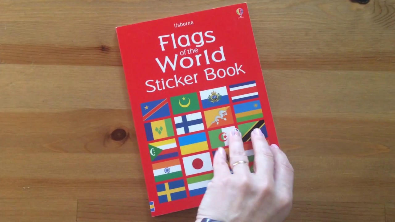 Flags of the World Sticker Book - Usborne
