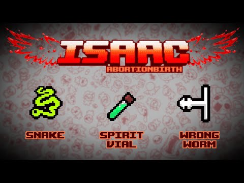 The Binding of Isaac: Abortionbirth+ Trinket Guide - Snake, Spirit Vial, Wrong Worm