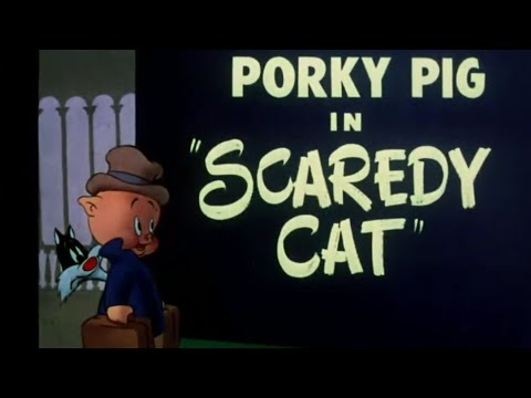 Looney Tunes "Scaredy Cat" Opening and Closing