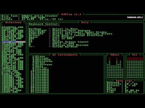 Play Retro Sound: AdPlay on Yamaha OPL3 (AWE32) - S8 Burn her down