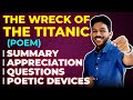 Plus One English Exam The Wreck Of The Titanic Poem Summary And Revision Exam Winner