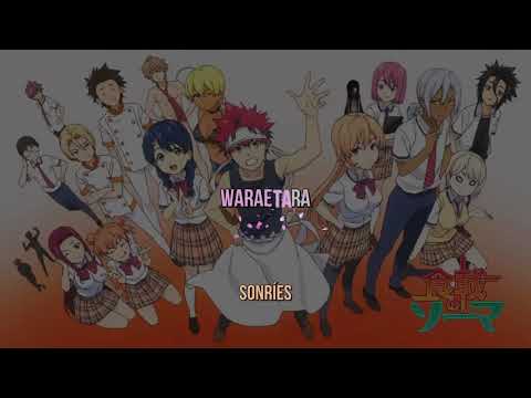 【Karaoke + Sub Esp】Shokugeki no Souma Ending 1 -  Spice LYRICS