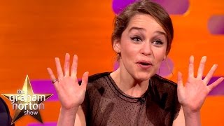 Emilia Clarke Watched Game Of Thrones Nude Scene With Her Parents - The Graham Norton Show