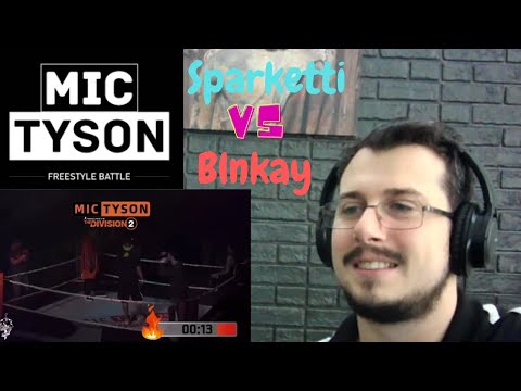 Reazione BLNKAY vs SPARKETTI - Mic Tyson 2019 (Ottavi di Finale, Turno 8) | Freestyle Battle