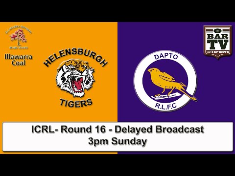 2015 ICRL - Round 16 - Delayed Broadcast - Helensburgh v Dapto