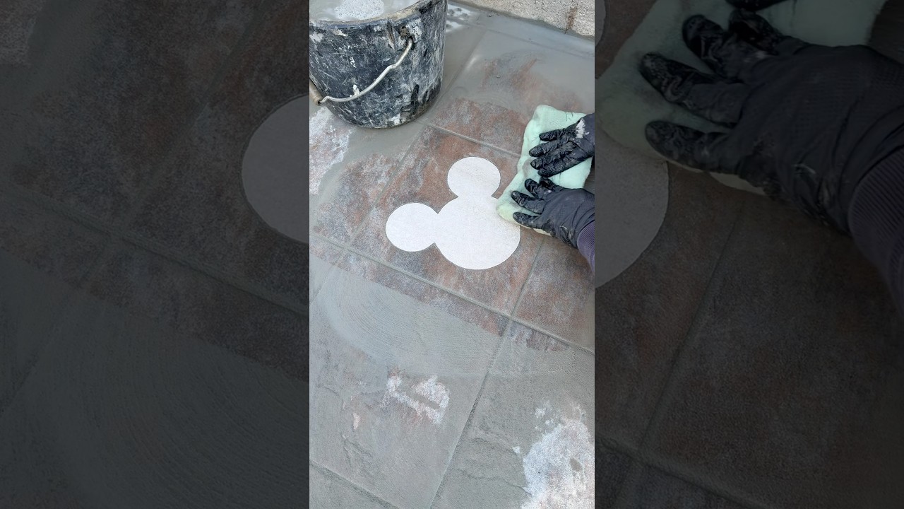 汚れの中から現れた物は！？#ねずみ #珍百景