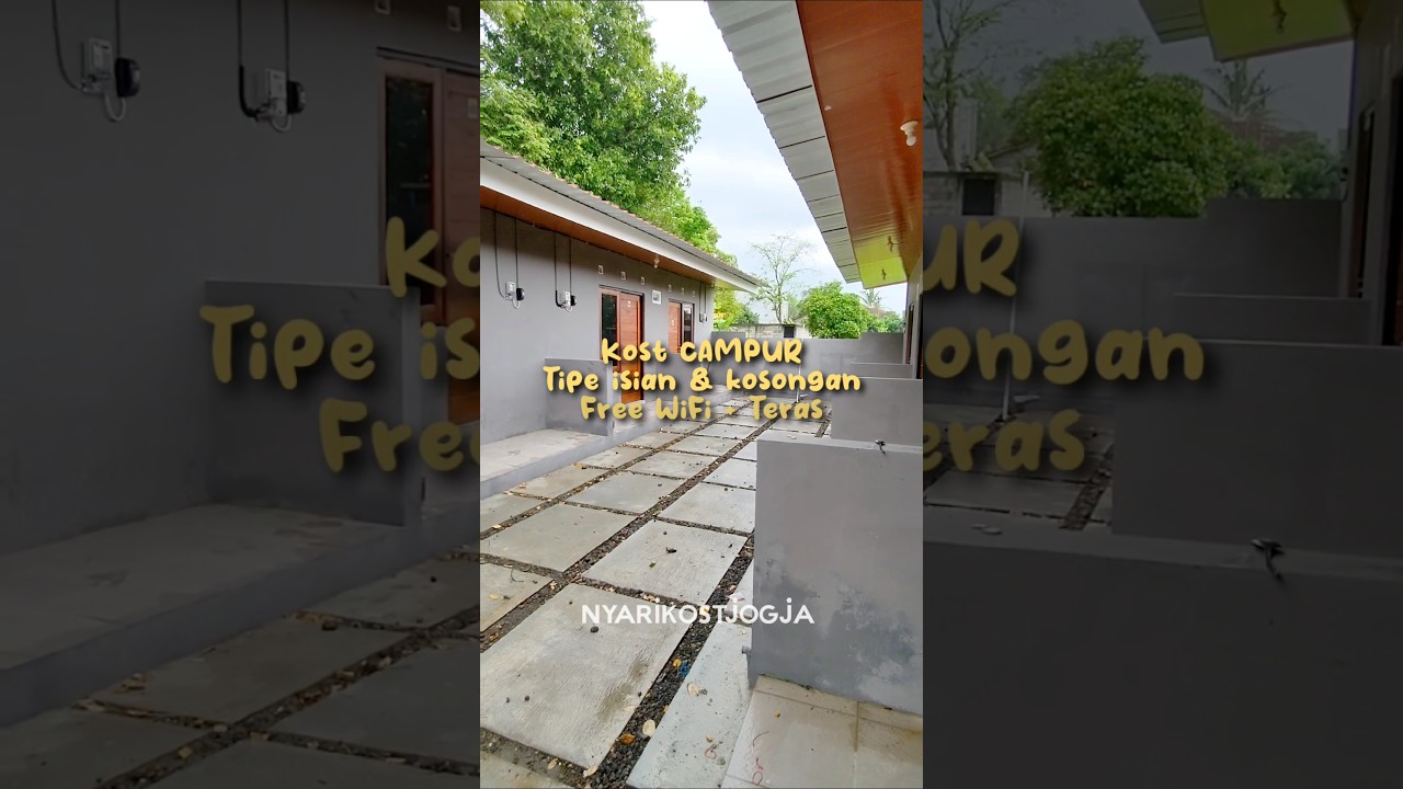KOST CAMPUR JOGJA cuma 600an AJA #infojogja #kostjogja #Kostcampur #jogja