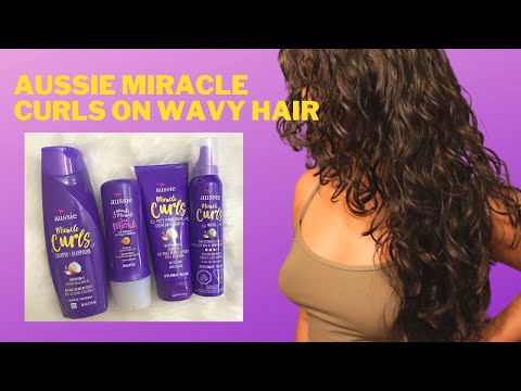UNSPONSORED AUSSIE MIRACLE CURLS WAVY HAIR REVIEW