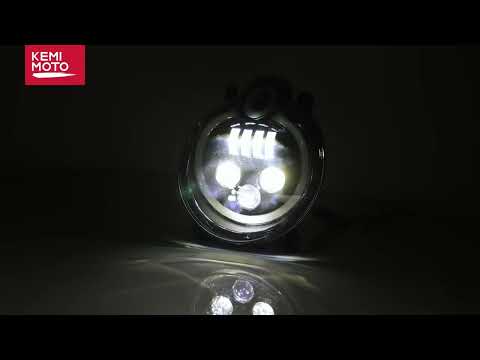 For Yamaha VMAX 1700 Headlight LED DRL With E-MARK E9 Front