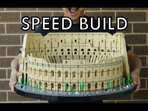 LEGO 10276 Colosseum Speed Build & Unboxing - the BIGGEST set yet!