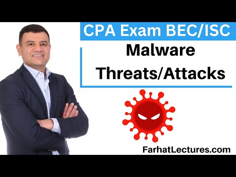 Malware Threats Information Systems and Controls CPA Exam BEC