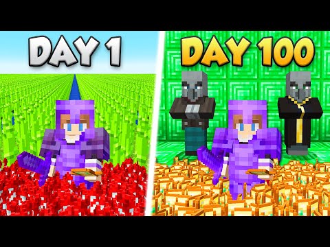 I Spent 100 Days Building OP FARMS In Hardcore Minecraft (#11)