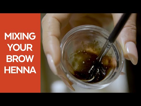 Mixing Your Brow Henna Correctly