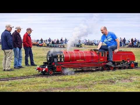STEAM LOCOMOTIVES in REDUCED SCALE with REAL BOILERS — You need to see this!