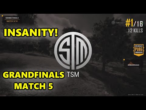 TSM Fexx, Iroh, MiracU & Vard - INSANITY! - GRANDFINALS - MATCH 5 - DREAMHACK WINTER SHOWDOWN - PUBG