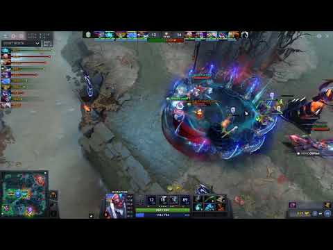 Ana Storm Spirit vs Miracle Invoker — Liquid vs OG