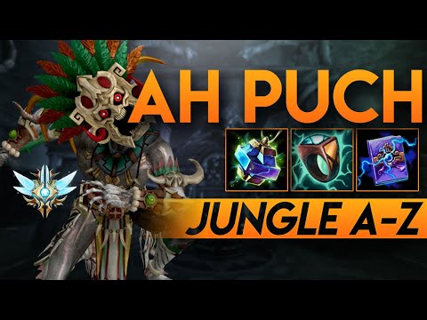 AH PUCH | A-Z JUNGLE SERIES | LVL 20 BEFORE 20 MINS!! | Grandmasters Smite Season 6