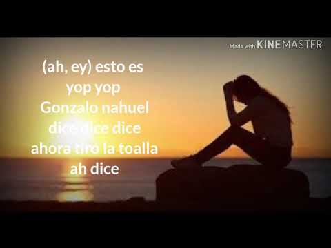 Tiro la toalla (Official lyric video) -  Yopyop Ft Gonzalo Nahuel