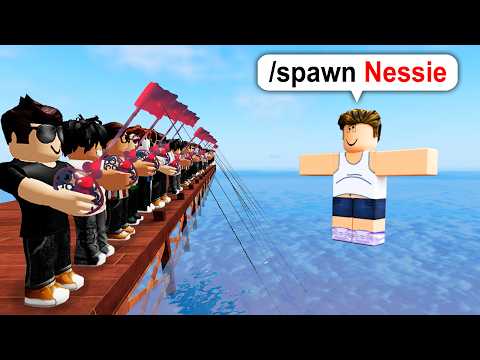 10 Pro Players vs ADMIN in Fisch