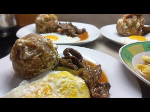 BOLÓN.   el desayuno completo Ecuatoriano .