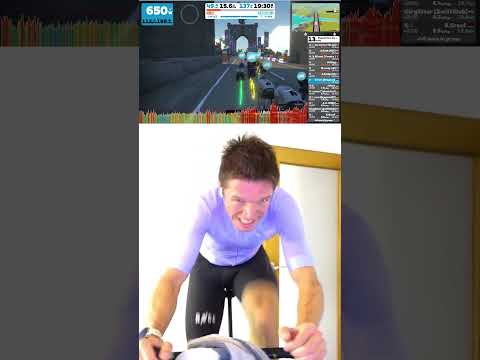 All out in the last km of my first @Zwift race in 6months #cycling #fitnessmotivation #cyclist