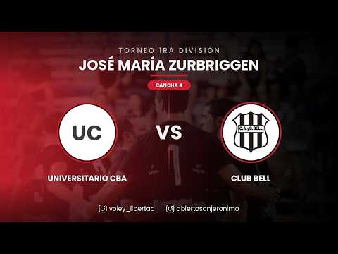 UNIVERSITARIO CBA VS CLUB BELL - FEM - 32° TORNEO INT. DE VÓLEY LIBERTAD SJN 2026 - CANCHA 4