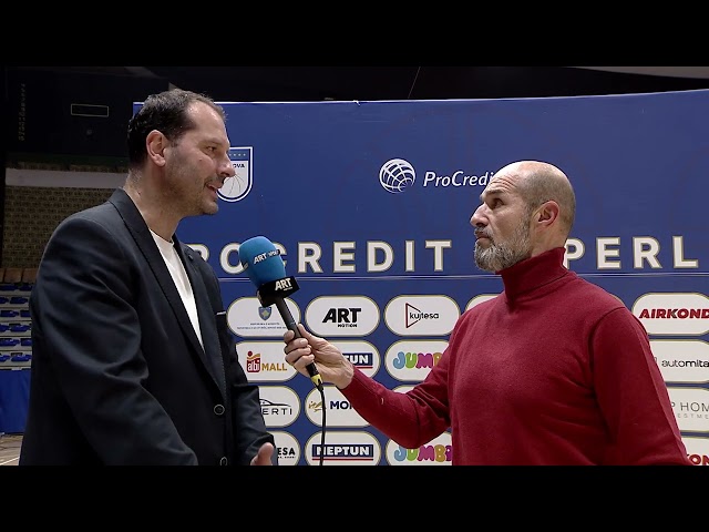  Michalis Kakiouzis flet pas ndeshjes ndaj Trepçës