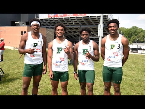 Point Park Men's 4x100 Relay at NAIA National Championship