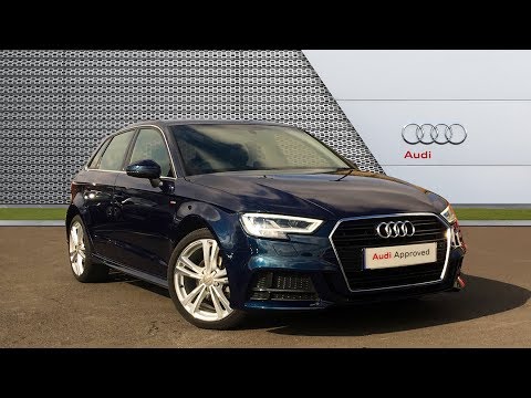 KO18AWC AUDI A3 TFSI S LINE BLUE 2018, Bradford Audi