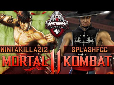 NinjaKilla_212 vs Splash (Shaolin Monks) - Destroyer's Open Qualifier 1 - MK11