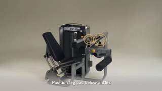 6 Matrix Fitness Ultra Seated Leg Curl Setup & Movements 1