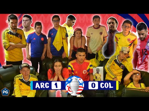 ARGENTINA 1 COLOMBIA 0 🔥 COPA AMÉRICA USA 2024 FINAL 😱 Friends' Reactions 🔥 The Irony Club 🔥