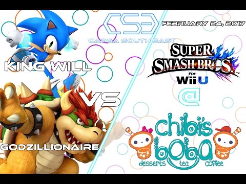 Capga's Smash 4 Tournament February 24, 2017 Godzillionaire vs King Will
