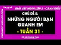 Vở bài tập Hoạt động trải nghiệm Lớp 5 Tuần 31 - Trang 70, 71