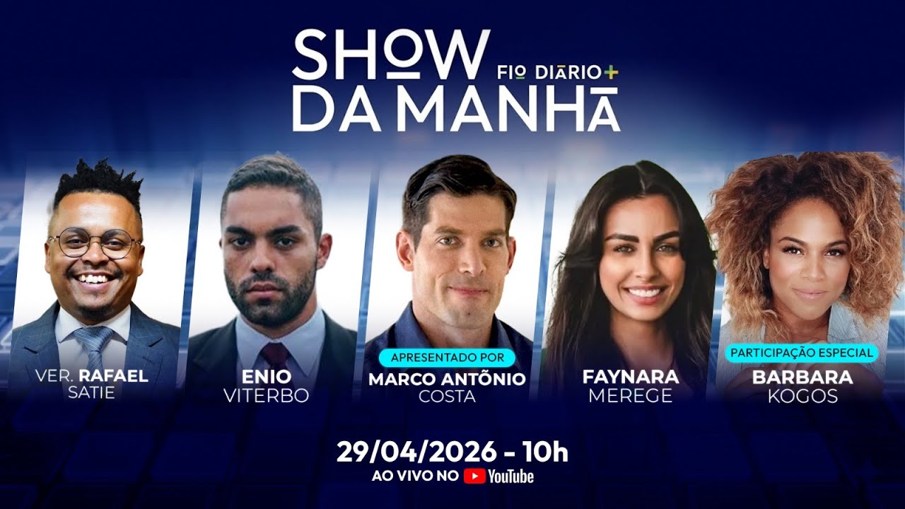 SHOW DA MANHÃ - MORAES E DINO TENTAM NOVO GOLPE - BESSIAS VEM AÍ - 29/04/2026