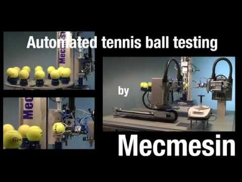 Mecmesin MultiTest-i Automated Tennis Ball Tester - Video by Mecmesin