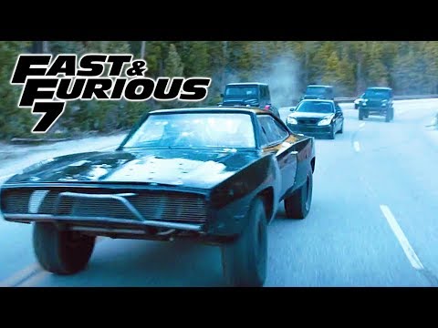 Plane Drop Scene 3/3 - FAST and FURIOUS 7 (Charger, Impreza, Wrangler, Challenger, Camaro) 1080p