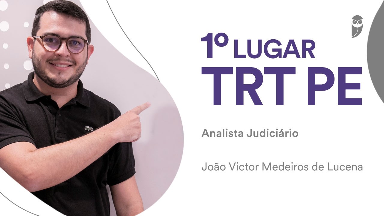 Baile dos Primeiros: João Victor Medeiros, 1º lugar no TRT PE para Analista - Medicina do Trabalho