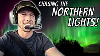 Searching for NORTHERN LIGHTS in an AIRPLANE! | Aurora Borealis | Pilot Aviation Vlog