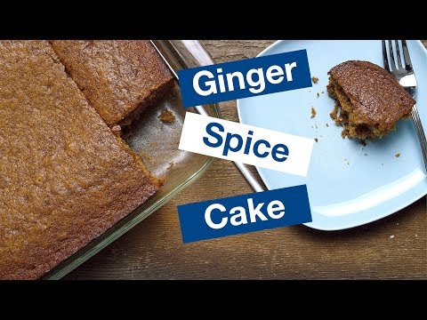 🔵 Buttermilk Ginger Spice Cake Recipe